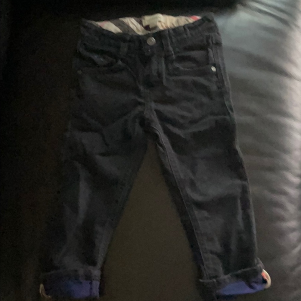 Burberry Black Skinny Jeans unisex -EUC
